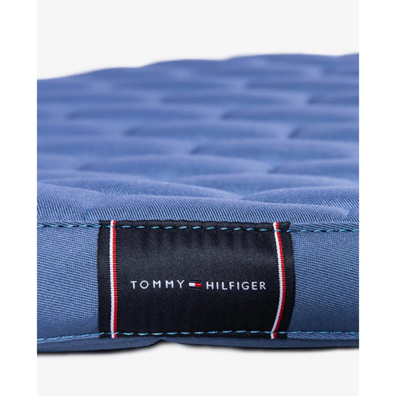 Tommy Hilfiger Global Stripe Dressage Saddlepad - Blue Coast-3